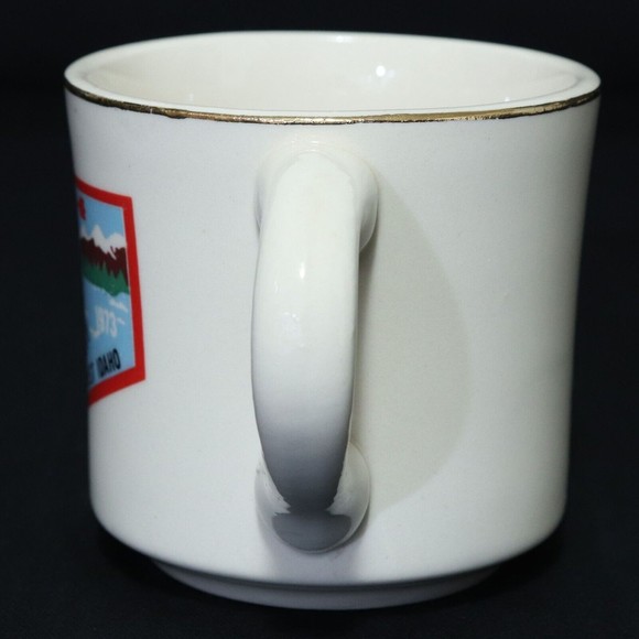 Boy Scouts VTG BSA Mug Cup WWW 1973 Sel Koo Sho 311 8th National Jamboree Idaho - Picture 4 of 6
